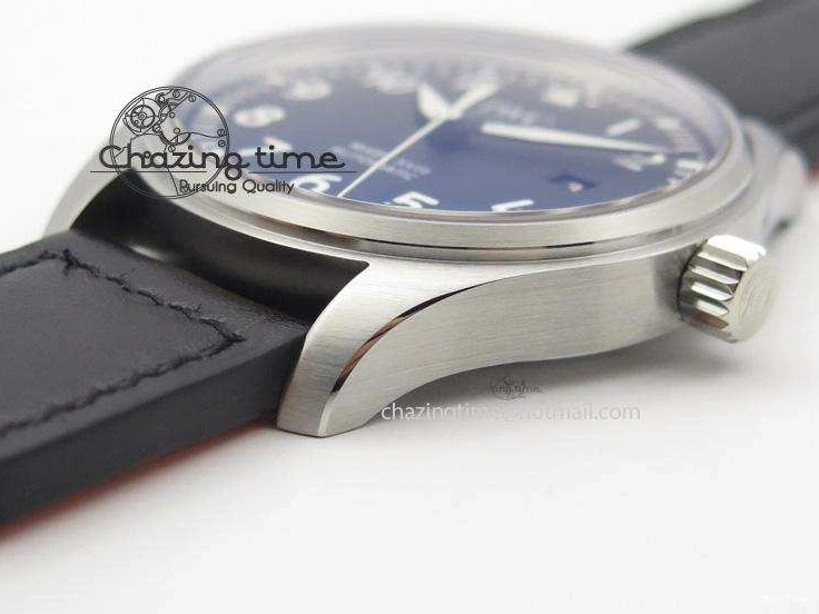 MIROTIME 0212 Mark XVIII IW327001 V6F Best Edition Black Dial On Black Leather Strap A Tailored 7307